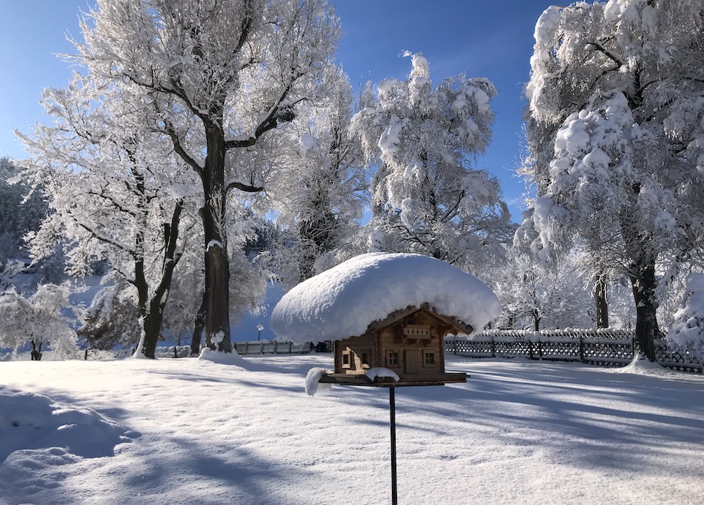winter am Schlosscamping Aschach